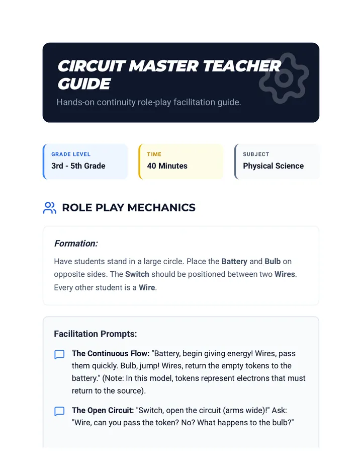 Circuit Master Teacher Guide