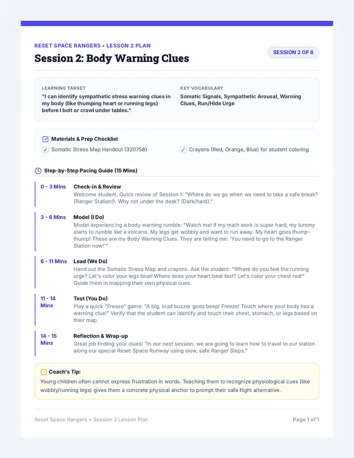 Session 2 Lesson Plan