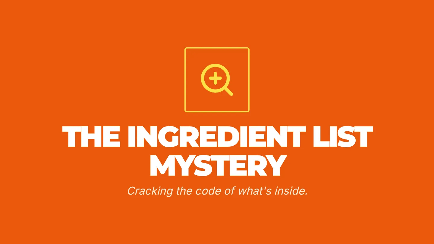 Ingredient List Mystery Slides