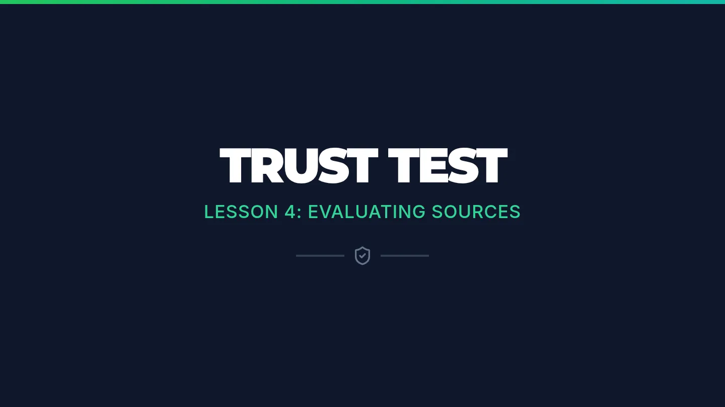 Trust Test Slides