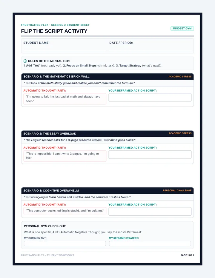 Flip the Script Activity