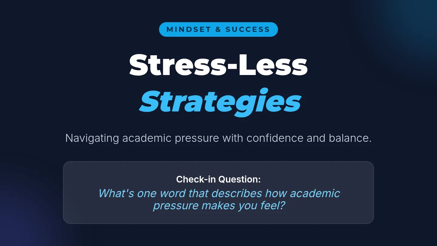 Stress-Less Strategies Slide Deck