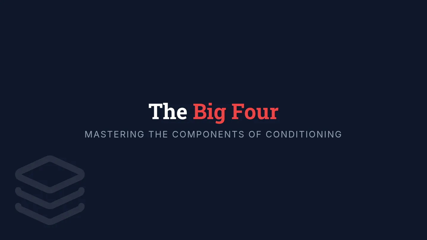 Conditioning Components Slides