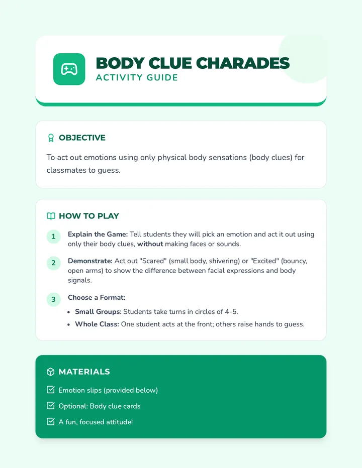 Clue Charades Game Guide