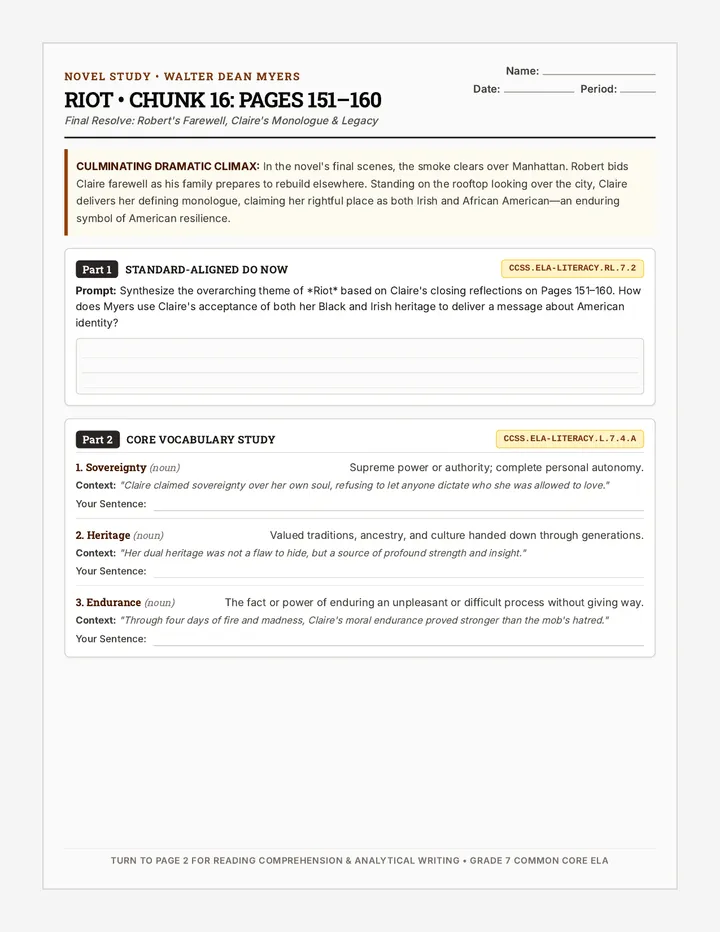 Chunk 16 Activity Sheet