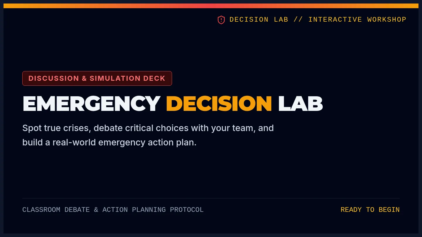 Emergency Decision Slides