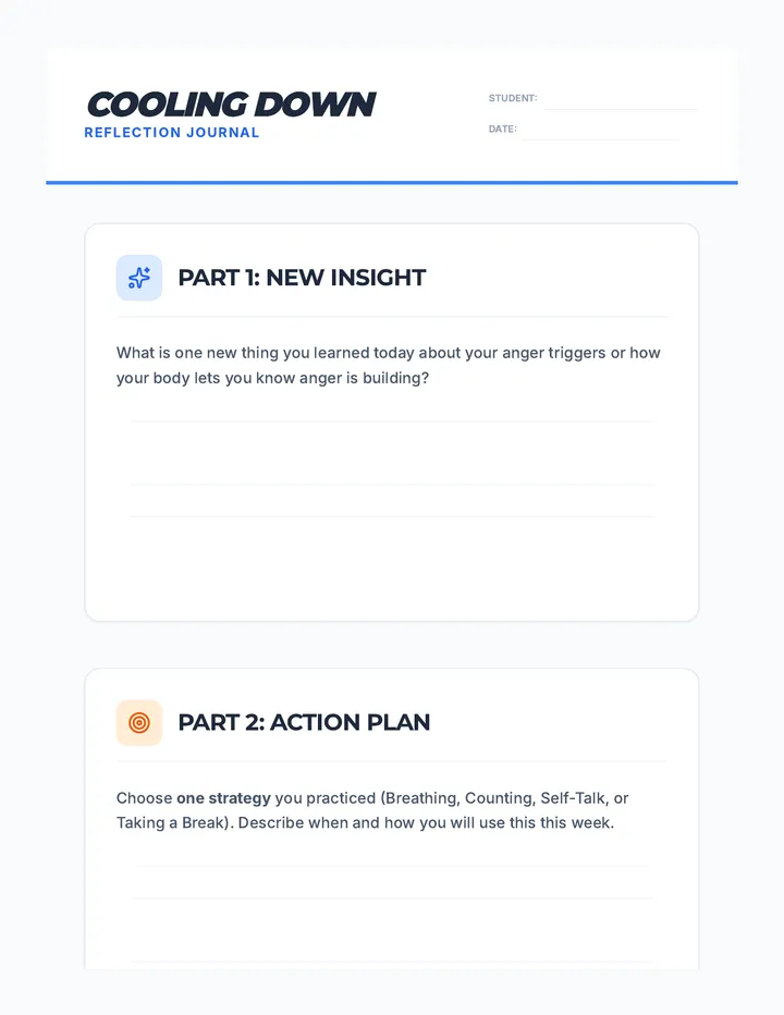 Reflection Journal Template