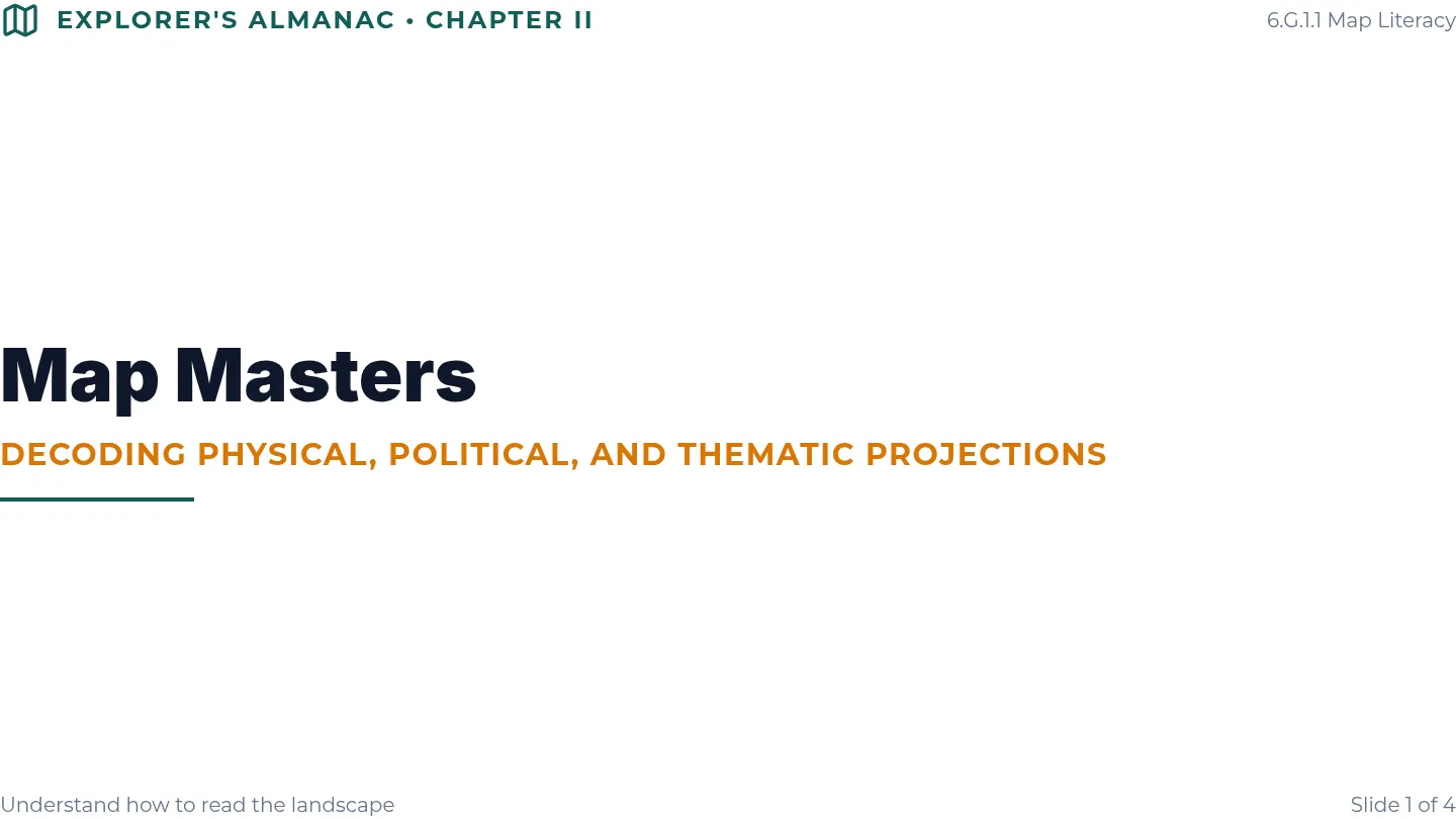Map Masters Slides