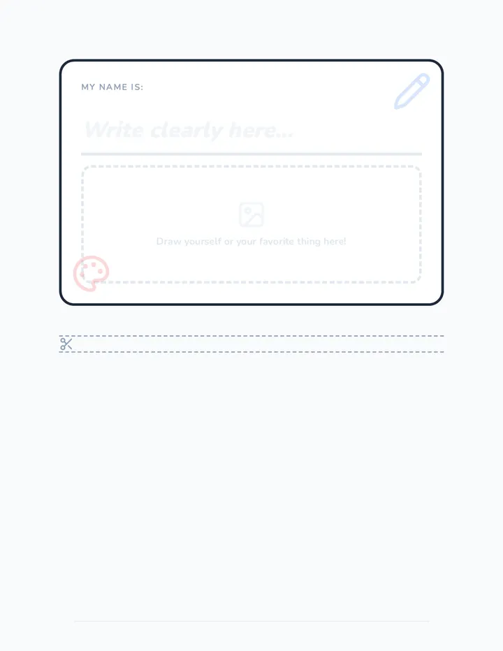Name Tag Template