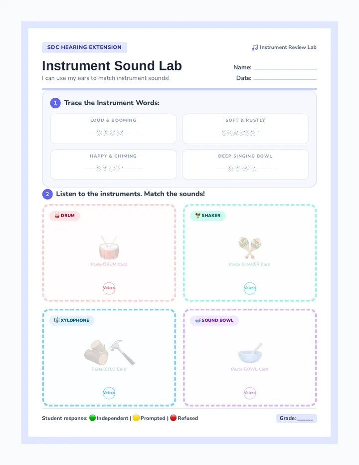 Instrument Sound Lab Worksheet