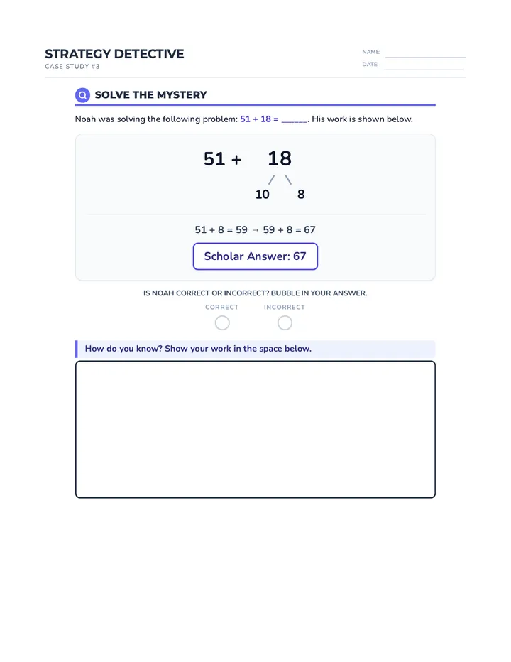 Strategy Detective Case 3 Worksheet