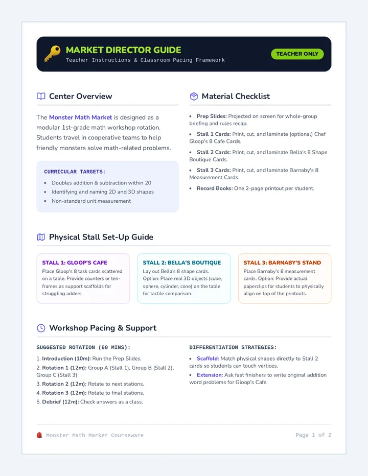 Market Director Guide