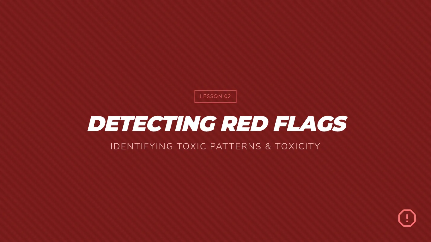 Detecting Red Flags Slides