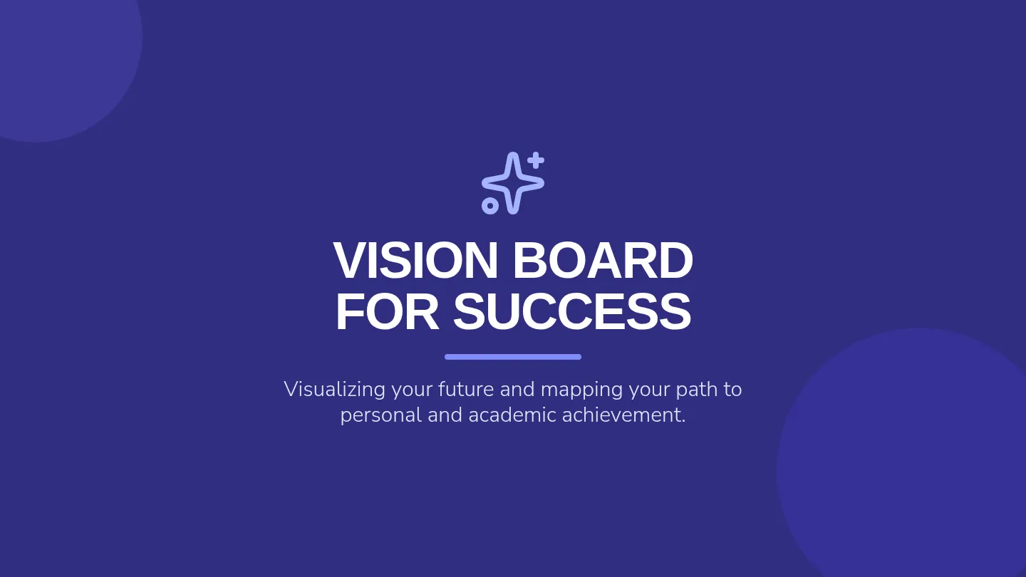 Vision Board Presentation Slides