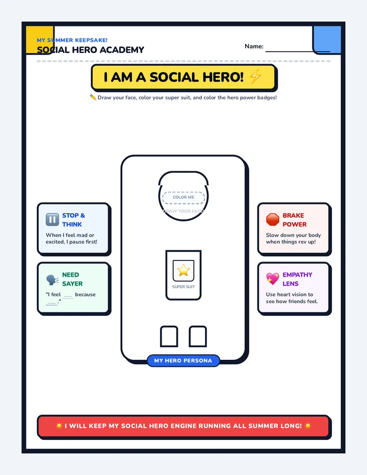 Social Hero Standee Craft