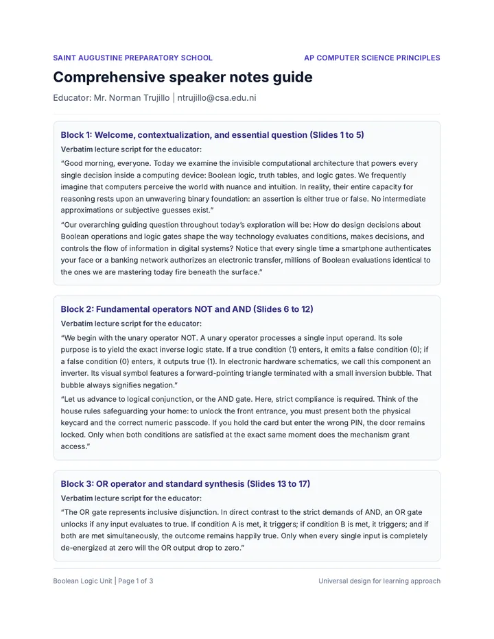 Speaker Notes Guide