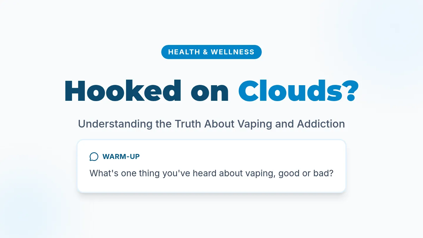 Vaping Awareness Slides
