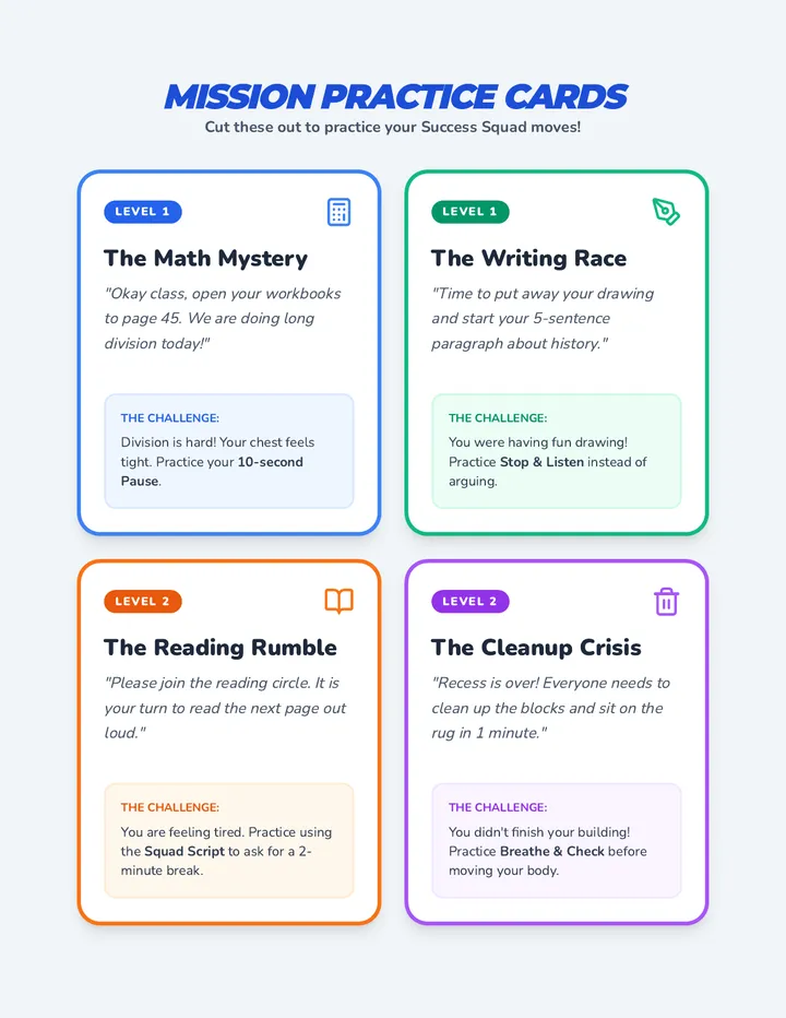 Mission Practice Cards