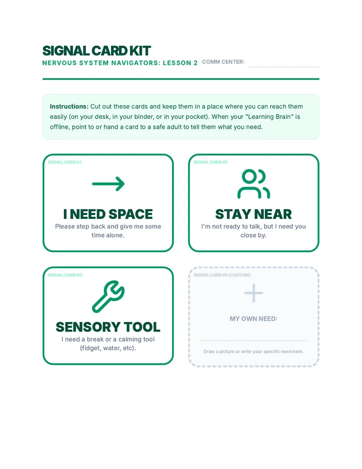 Signal Cards Kit