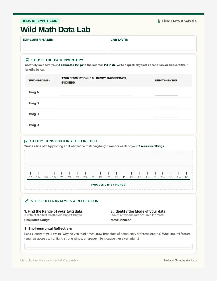 Wild Math Data Lab page 1