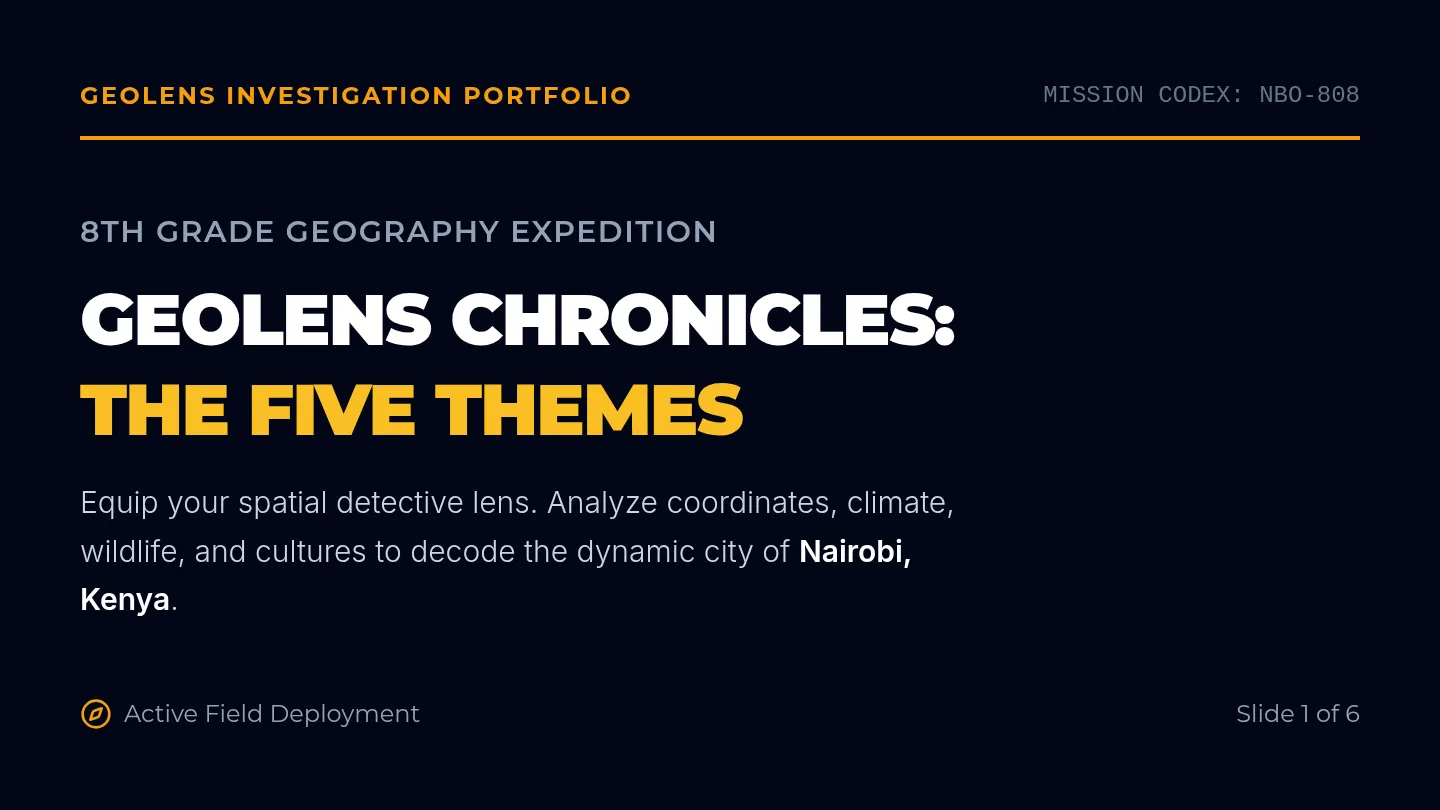 GeoLens Chronicles Slides