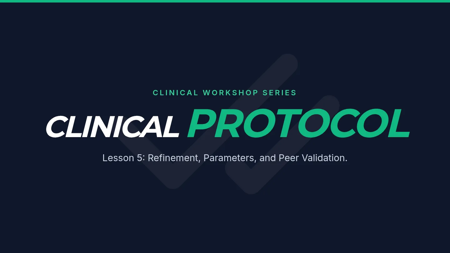 Clinical Protocol Slides