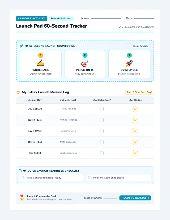 Launch Pad Tracker Sheet