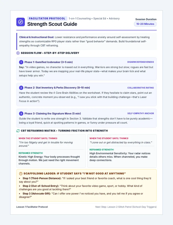 Strength Scout Guide