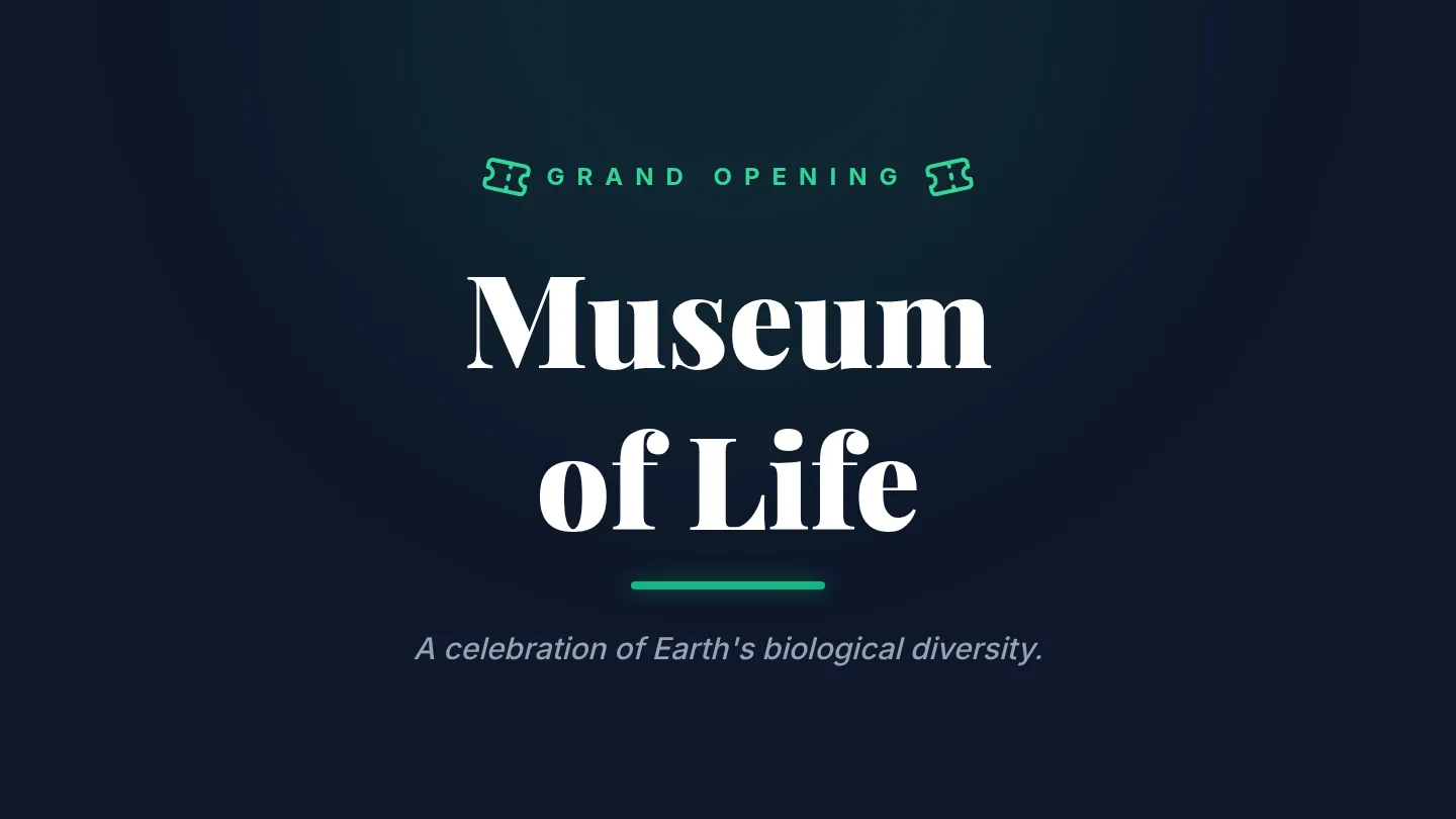 Museum of Life Slides