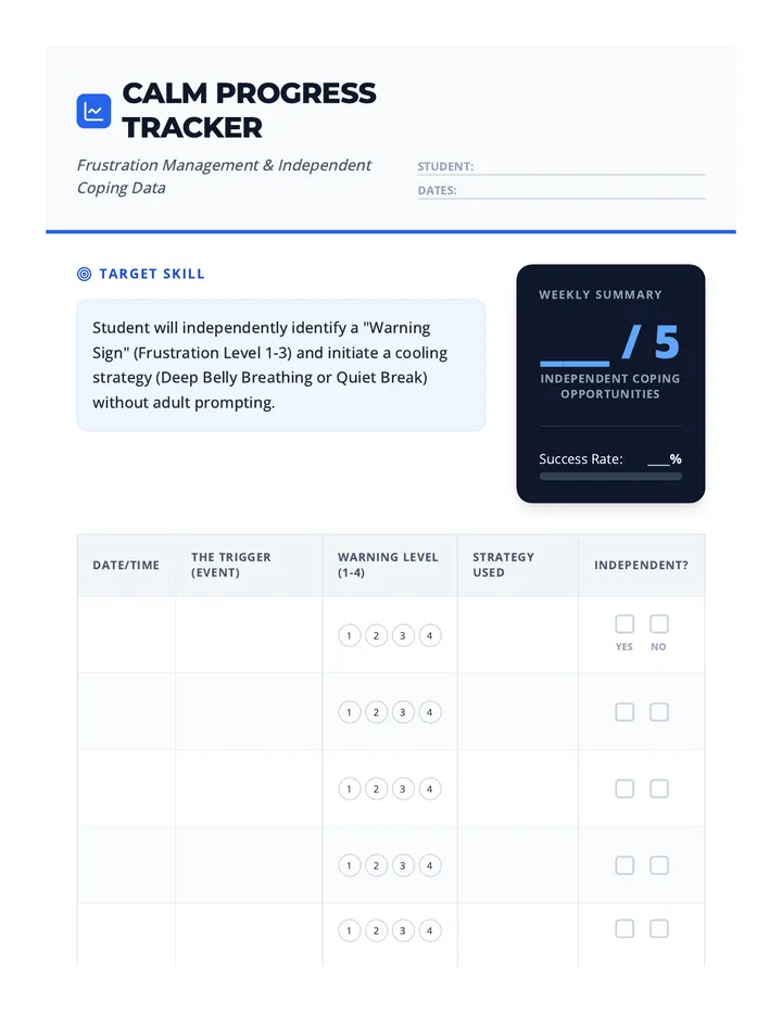 Calm Progress Tracker