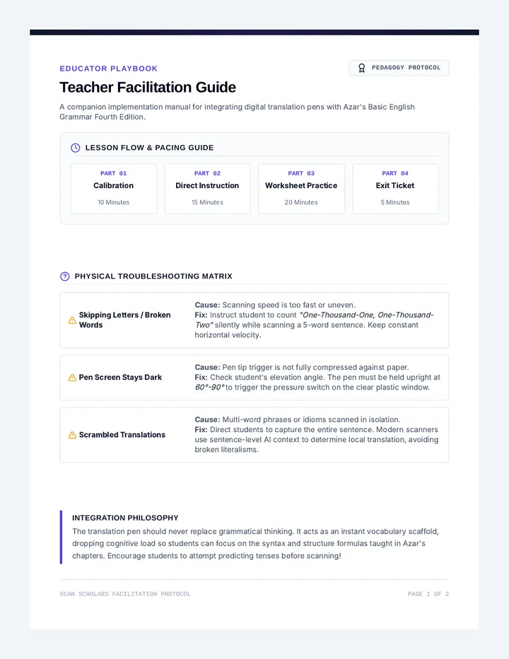 Teacher Facilitation Guide