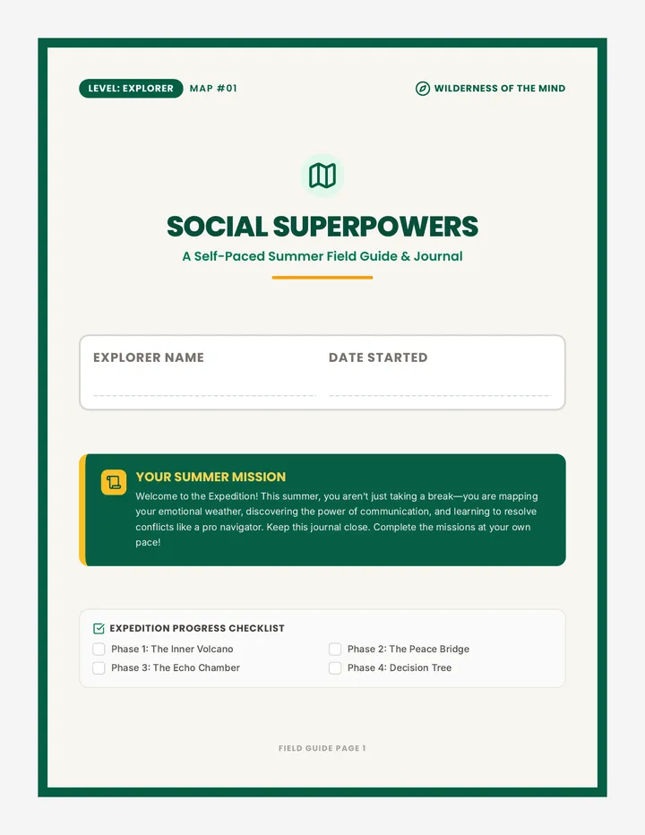 Social Superpowers Workbook