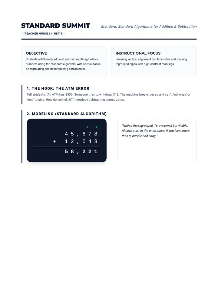 Standard Summit Lesson Plan