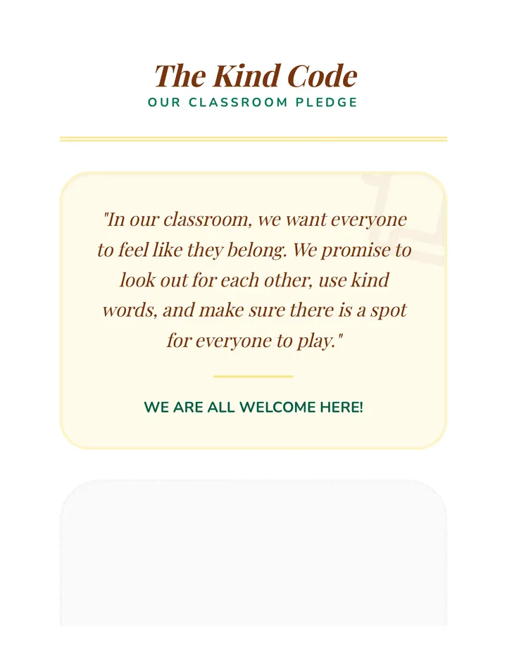 Pledge Handprints Worksheet