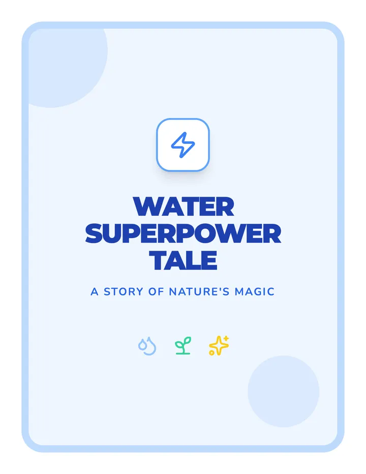Water Superpower Tale Storybook