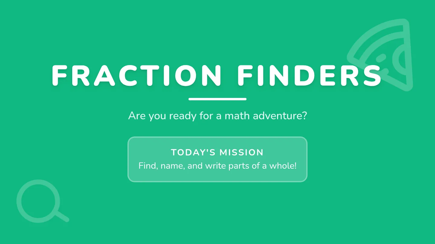 Fraction Finders Slides