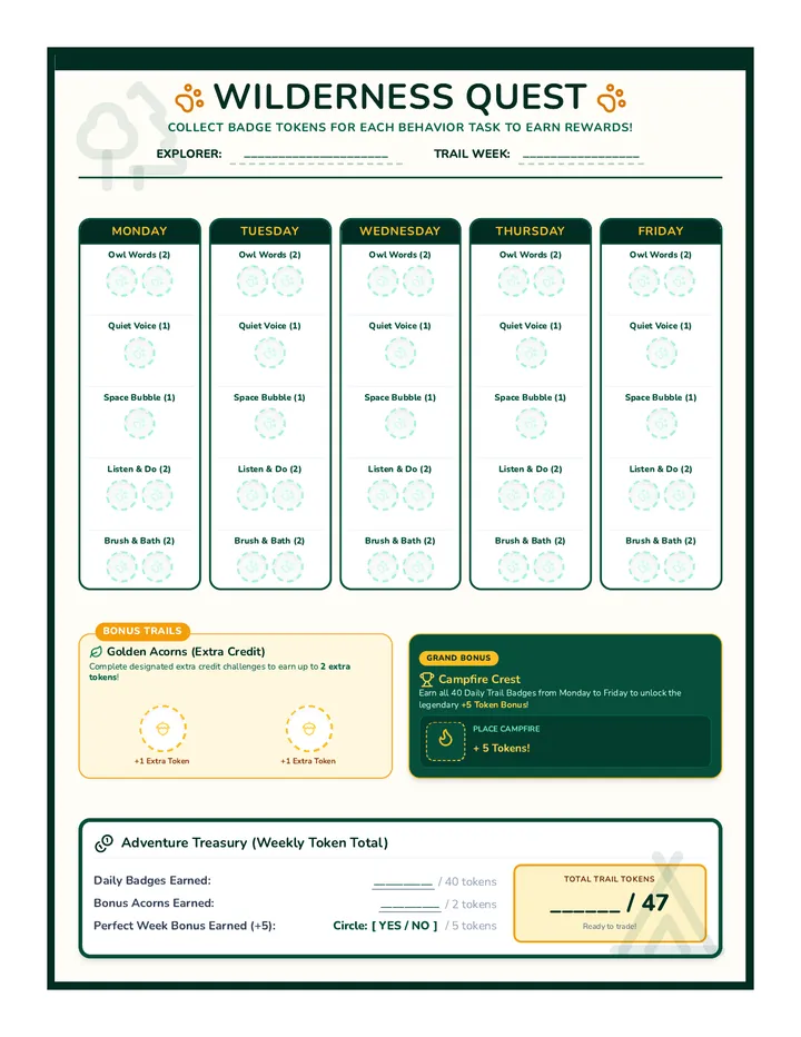 Wilderness Quest Board