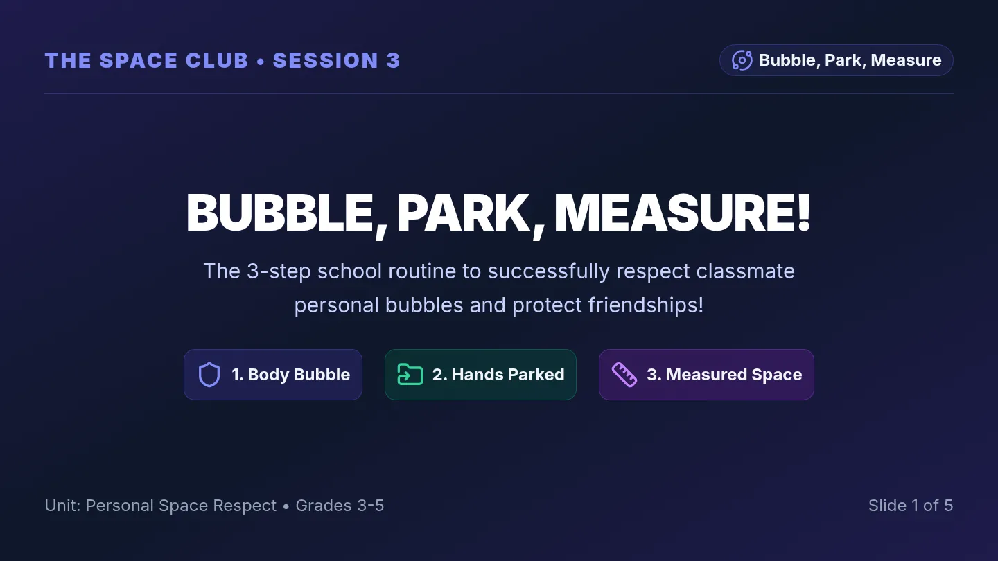 Bubble Park Measure Slides