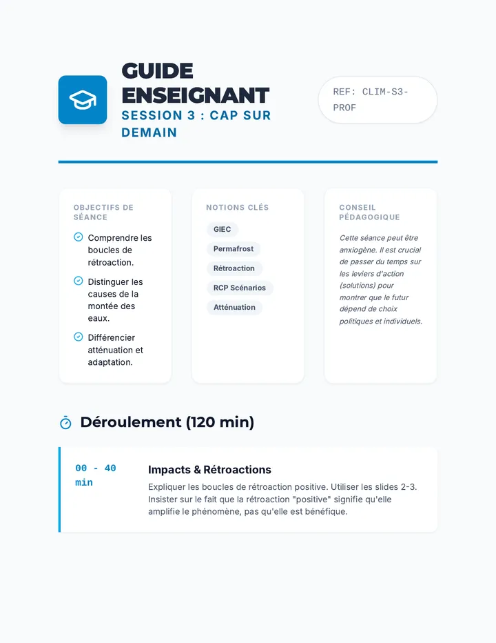 Cap Sur Demain Teacher Guide 3 Final