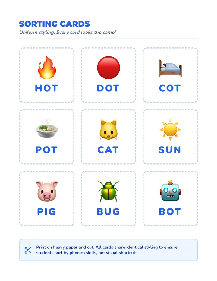 Rhyme Robot Cards