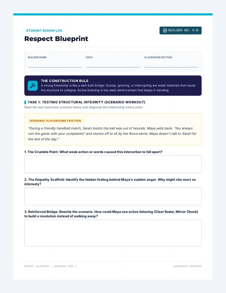Respect Blueprint Student Pack
