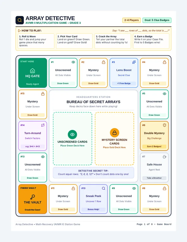 Array Detective Game