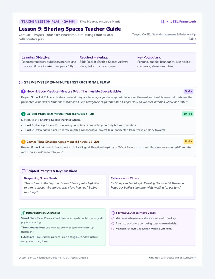 Sharing Spaces Teacher Guide