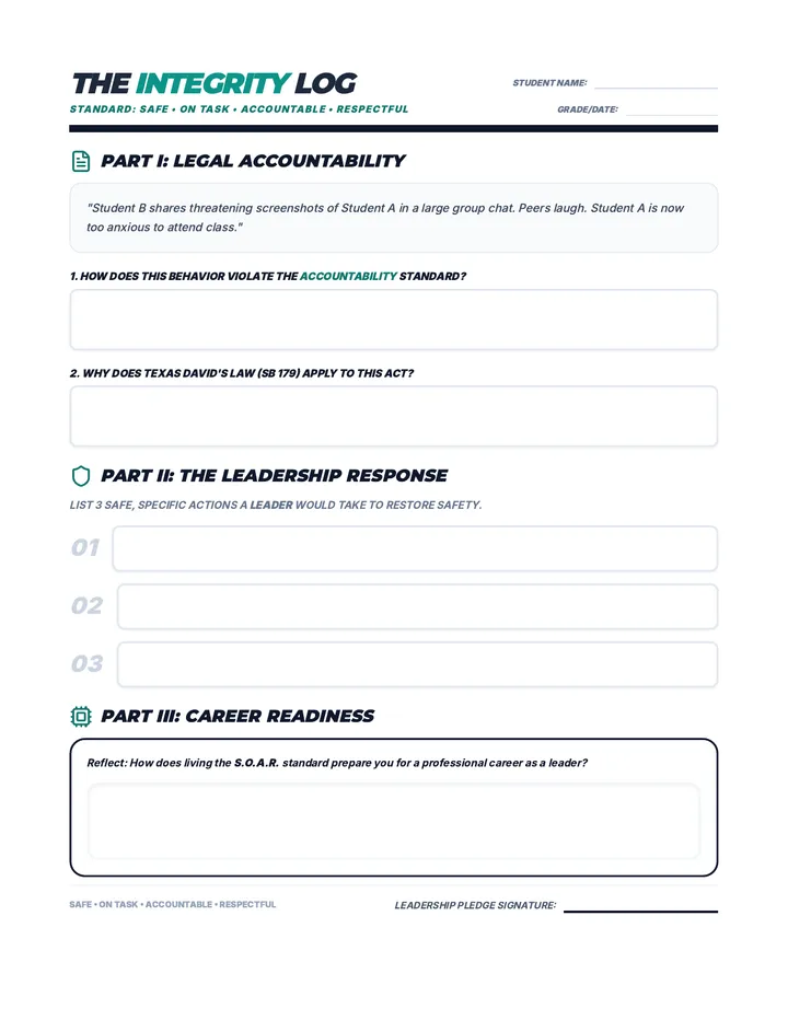 Secondary advocacy Activity Packet