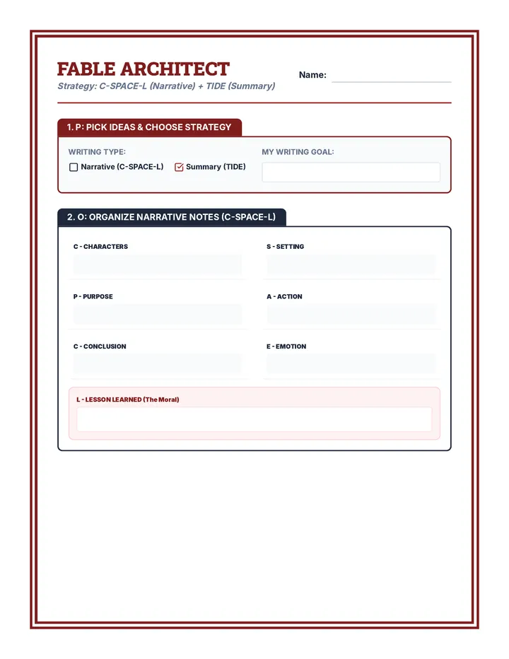 Fable Architect Organizer