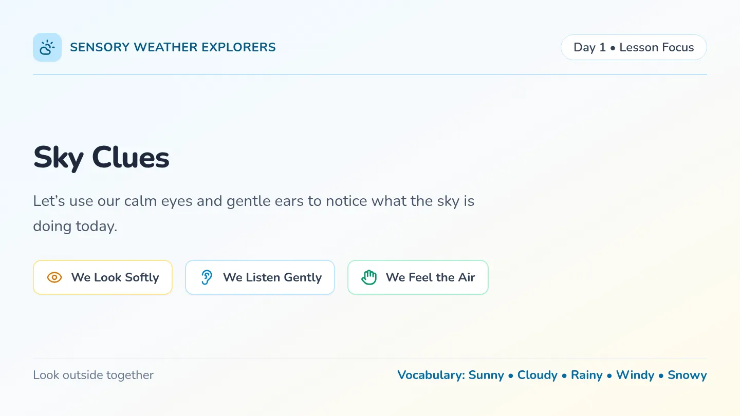 Sky Clues Slides