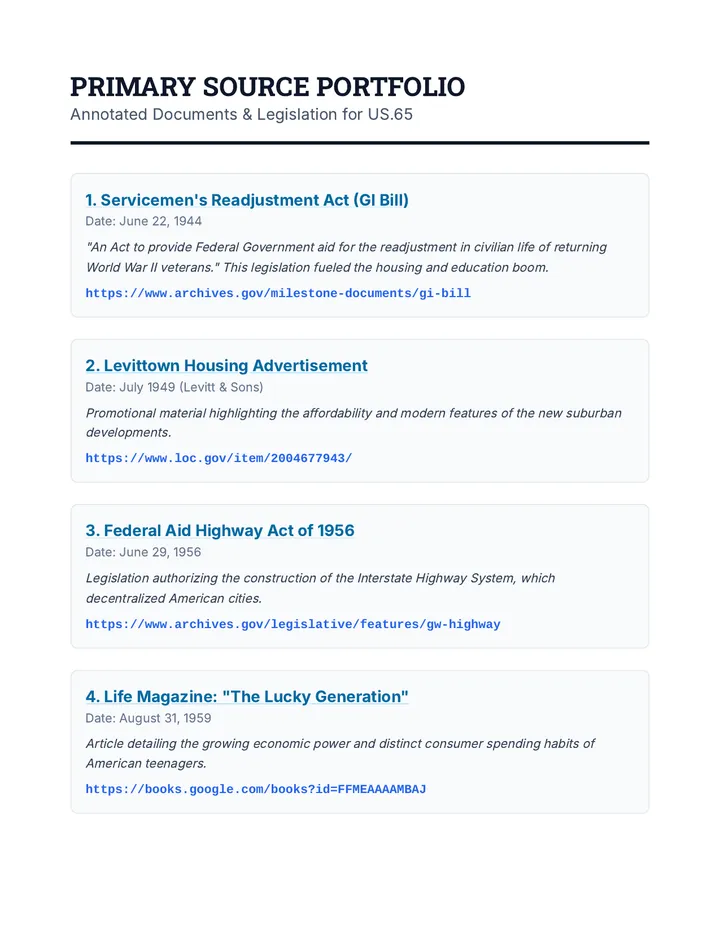 Boomer Blueprint Primary Sources