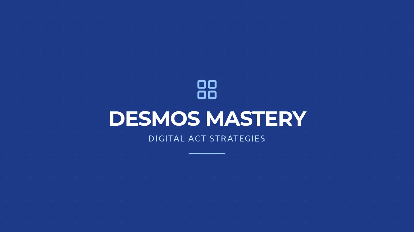Desmos Mastery Slides