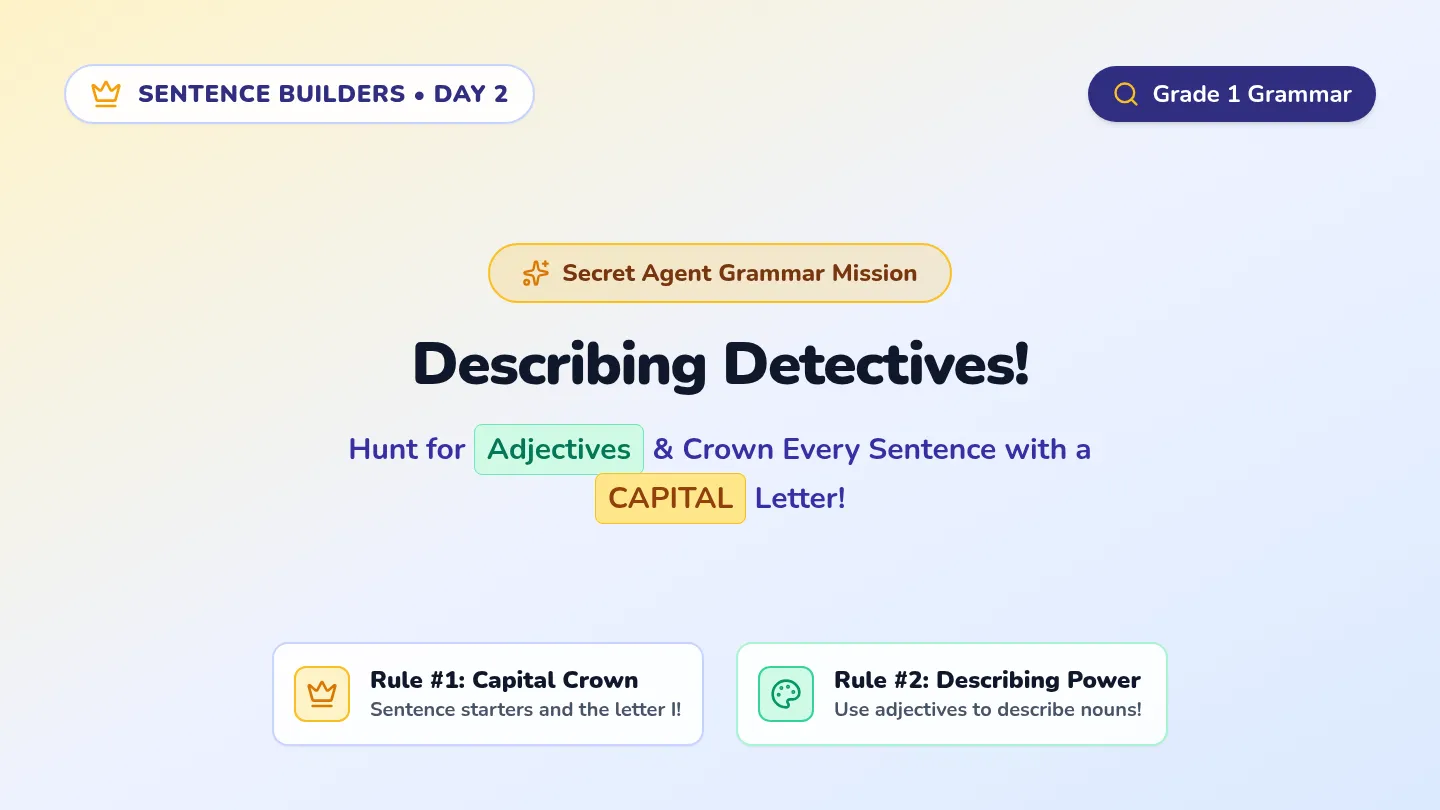 Describing Detectives Slides