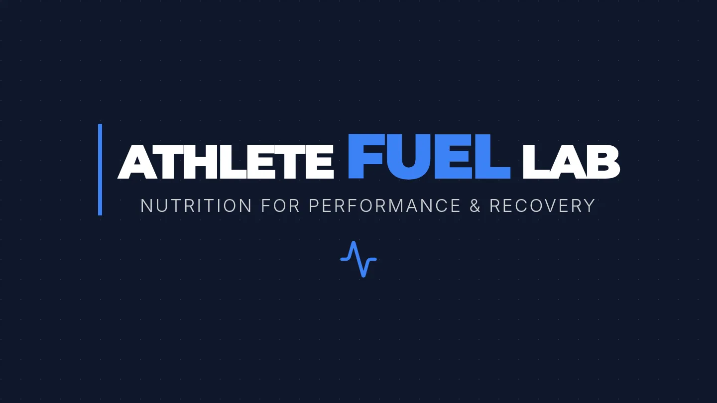Fueling for Finish Slides